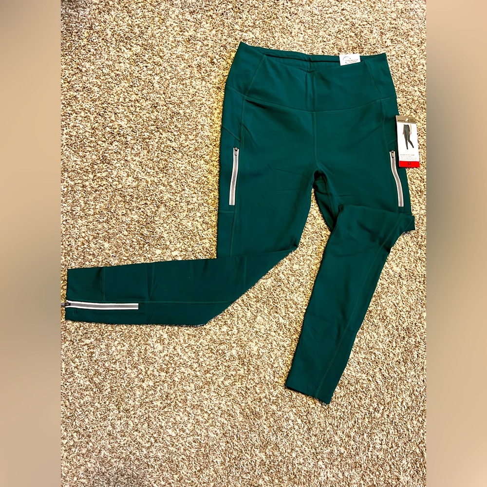 Mondetta Performance Luxury Rainforest (green) High Waist Leggings